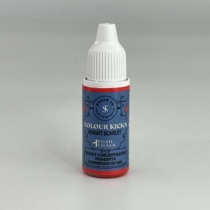 Posh Chalk Colour Kicks 25ml - Bright Scarlet (PCCK016)